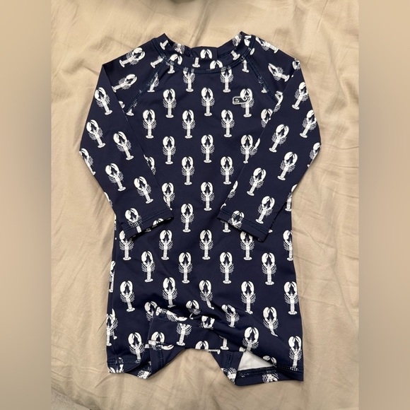 Vineyard Vines Other - NWT Vineyard Vines Baby Lobster Long Sleeve One Piece Swimsuit Size 3-6 Months